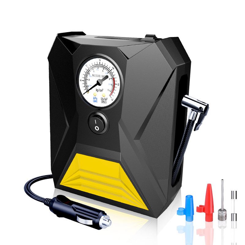 EAFC Compressor 12V Car Tyre Inflator Motorcycle Bicyle Tire Inflatable Digital Portable Electric