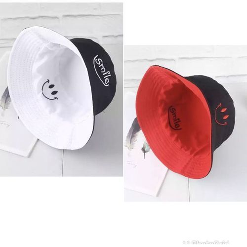 2 In 1 Summer Men And Women Reversible Bucket Hat Double Sided