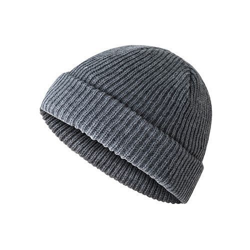 Fashionable Fold  Beanie- Headwarmer  Grey