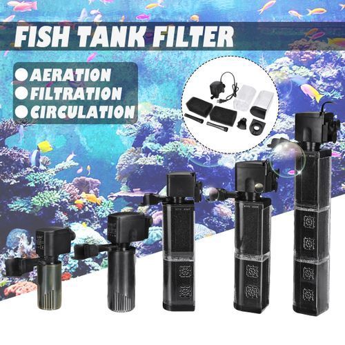 3in1 Aquarium Filter Submersible Internal Fish Tank  WP-6001