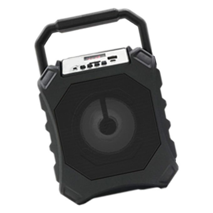 Karaoke Bluetooth Machine With Lights Handheld Compact Black