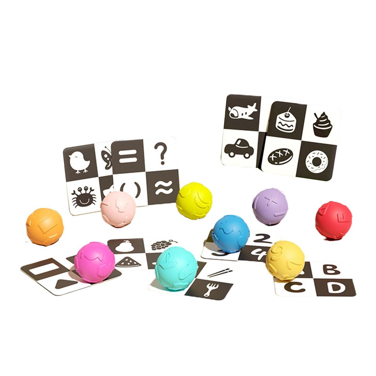 1 Set Infant Grasping Toy Massage Ball Children Educational Toy