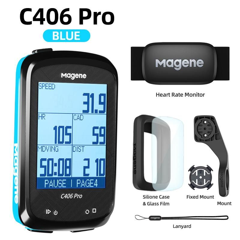 Magene C406 Pro  Enabled Bike Computer MTB Road Bicycle  BLE ANT+ Wireless  Odometer C406Pro