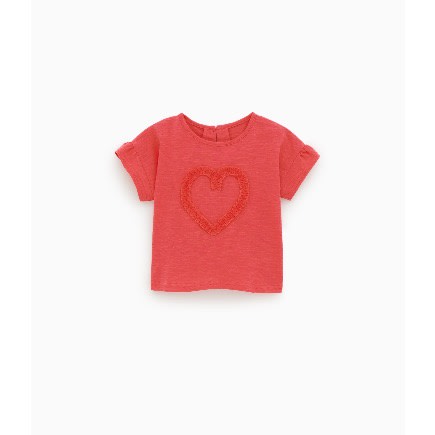 Heart AppliquE T-shirt