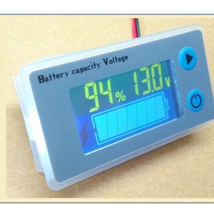 10-100V LCD Car Acid Lead Battery Capacity Indicator Digital Voltmeter