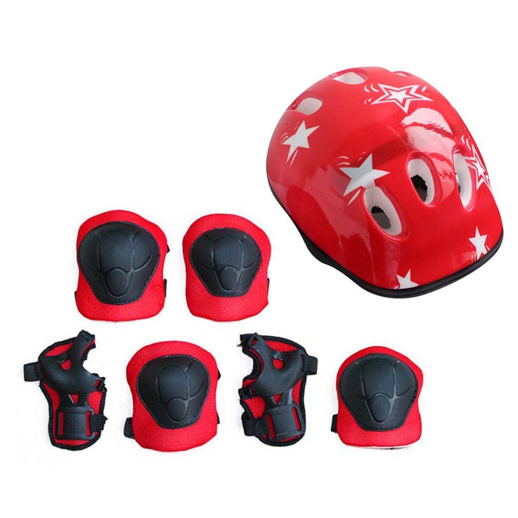 7PCS/SET Kids Protective Gear Set Scooter Skate Roller Cycling Knee Elbow Pads