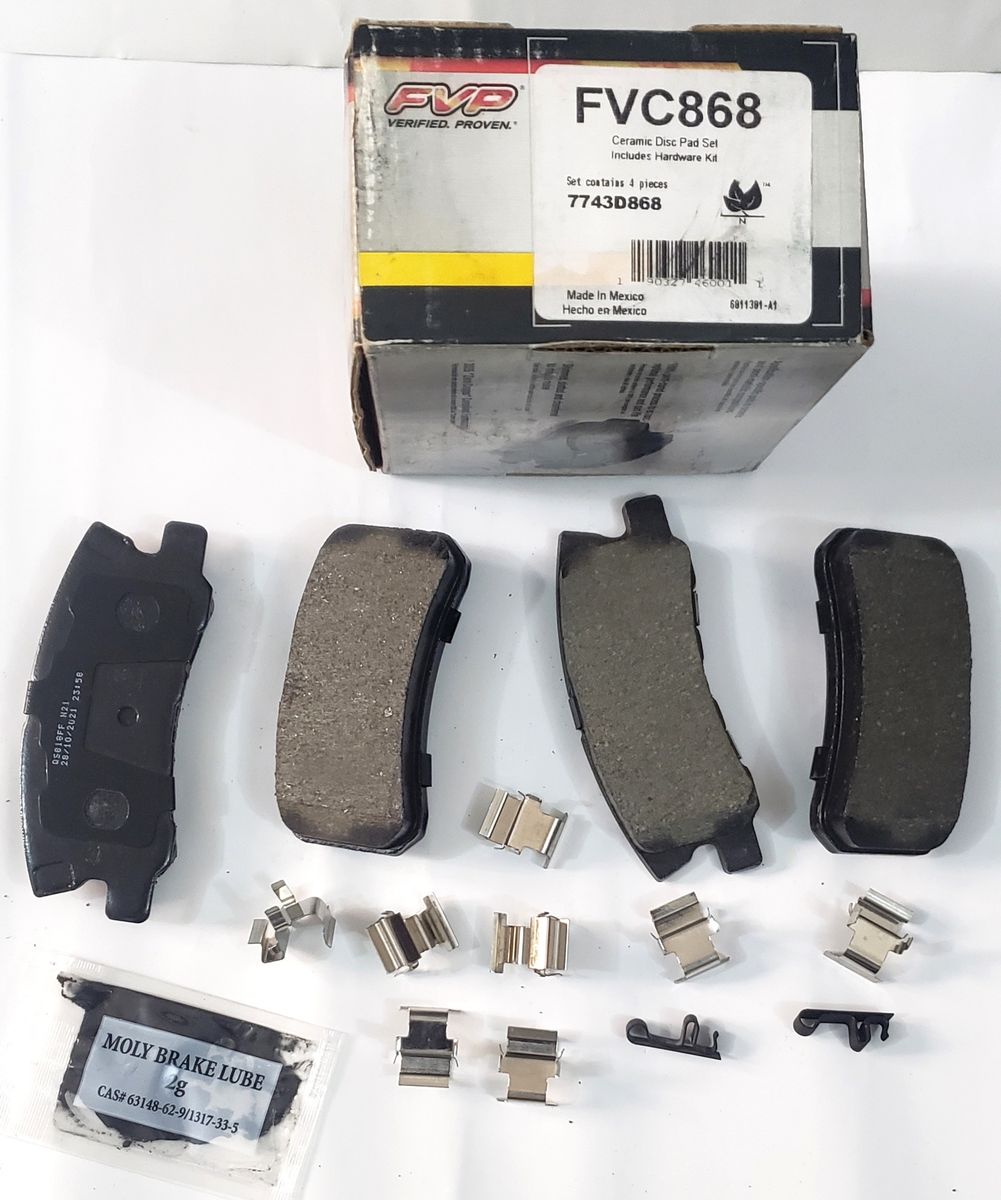 FVP FVC 868 CERAMIC REAR BRAKE PAD SET