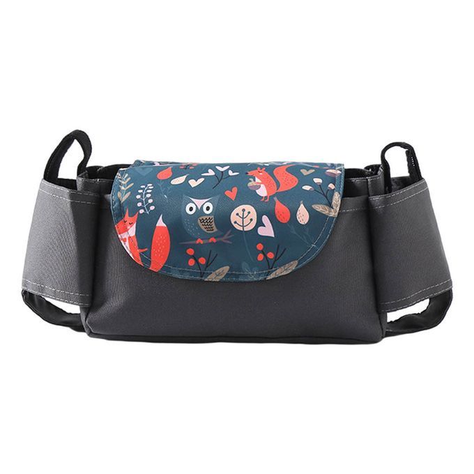 Baby Pram Organiser Mummy Bag Storage Buggy Pushchair Bottle Animal