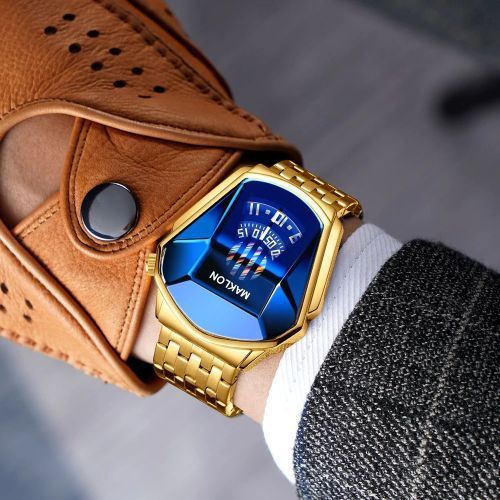 Top Trending Super Rugged Amor Exclusively Sophisticated Chain Wristwatch + Sophisticated Bracelet