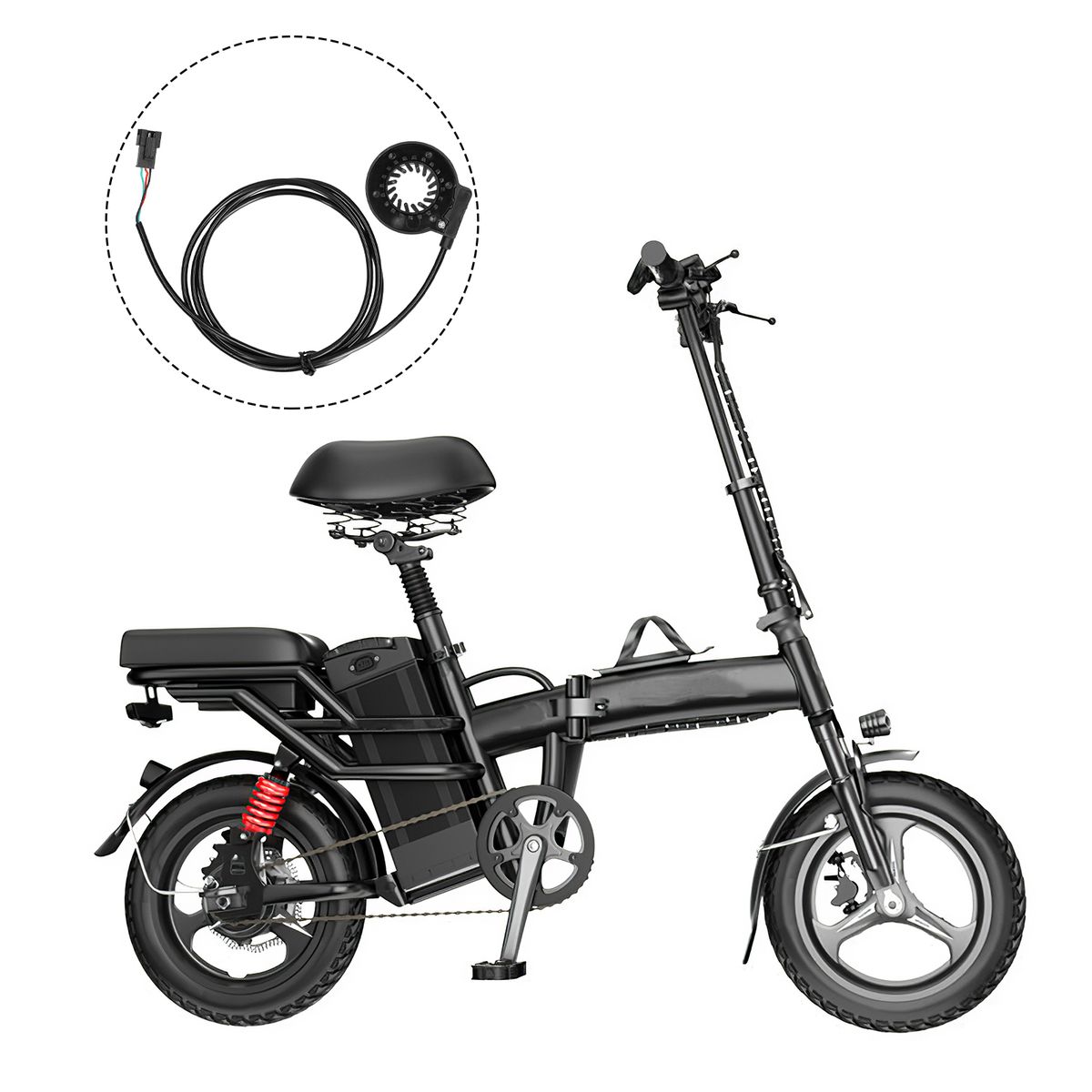 Electric Bike Pcs Modified Electric Kit With Eight Magnetic