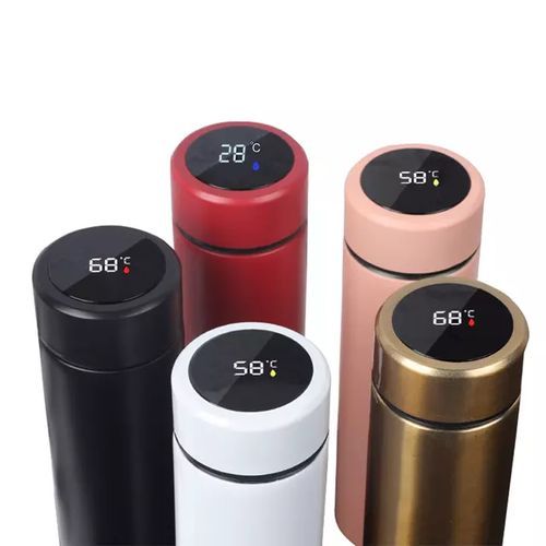 500ml Smart Water  Vacuum Flasks Cup Pink Green.