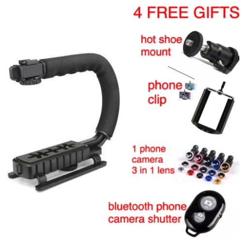 Portable Handheld Video Action Bracket Stabilizer For DSLR Camera