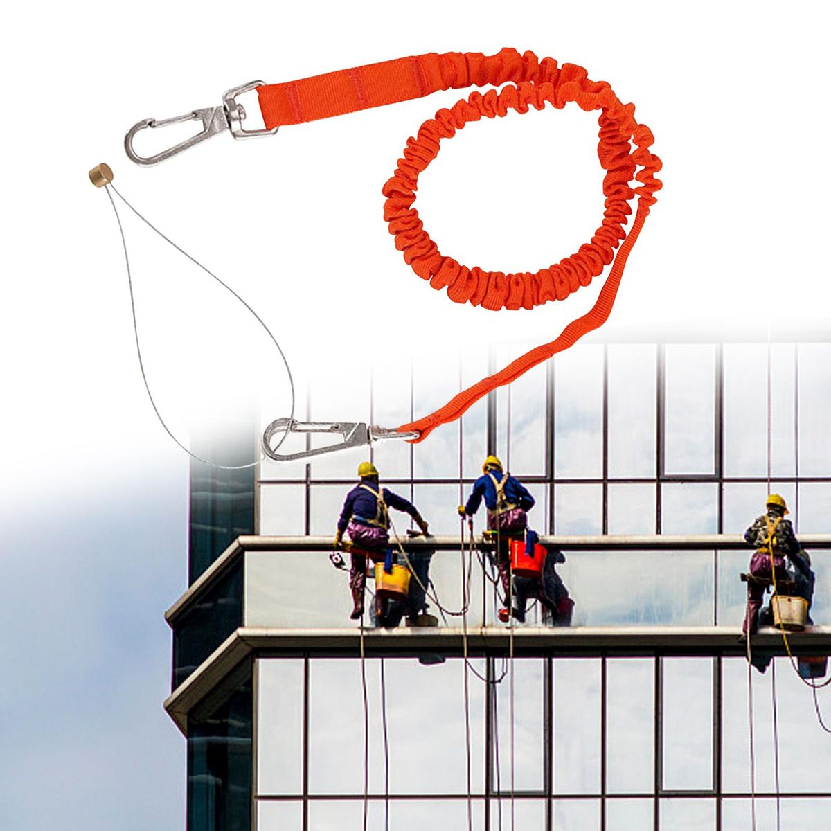 Climbing Restraint Lanyard Fall Arrest Protection With