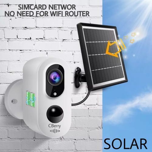 Solar Powered 4G Simcard Indoor Camera 1080p