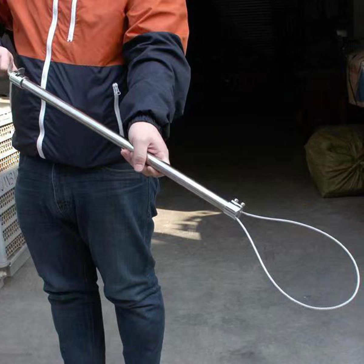 Pig Holder Catcher Stockbreeding Tool For Abs Handle