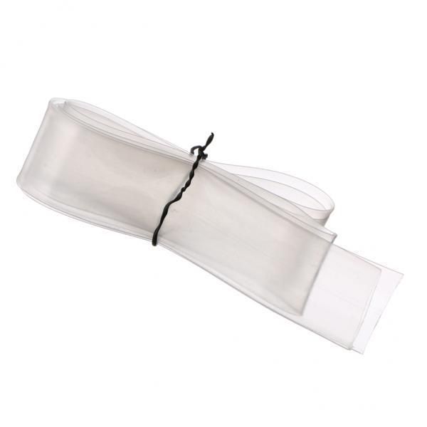 3x 1 Meter 20mm Clear Transparent 2:1  Shrink Tube Cable Sleeving Wrap