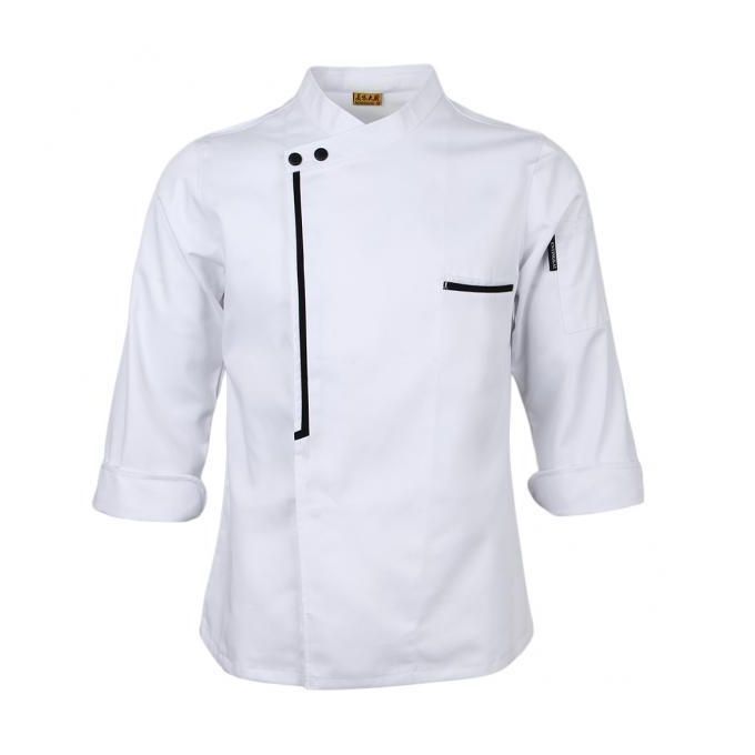 2X Retro Chef Jacket Coat Uniform Long Sleeve Hotel Kitchen Apparel M