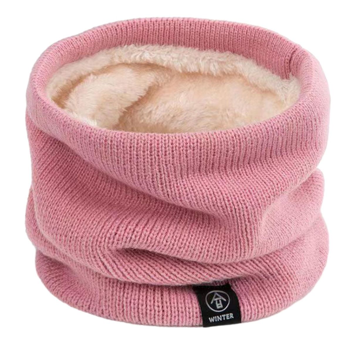 Warm Winter Neck Wrap Cozygear Unisex Plush Neck Wrap for Outdoor Pink