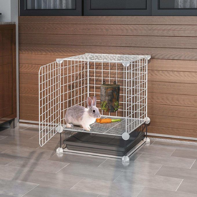 Rabbit Hay Feeder Bag Hay Bag 600D Oxford Cloth For Leaf