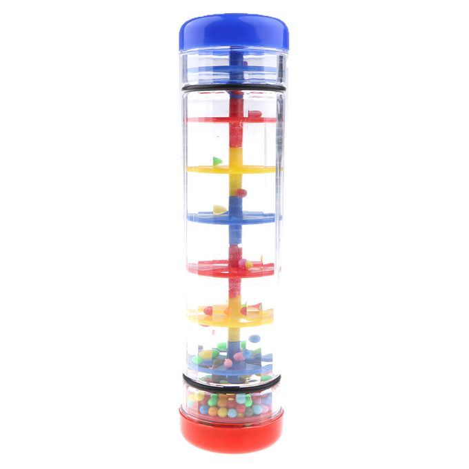 Colorful Rainmaker Tube Shaker Mini Percussion Instrument For Baby