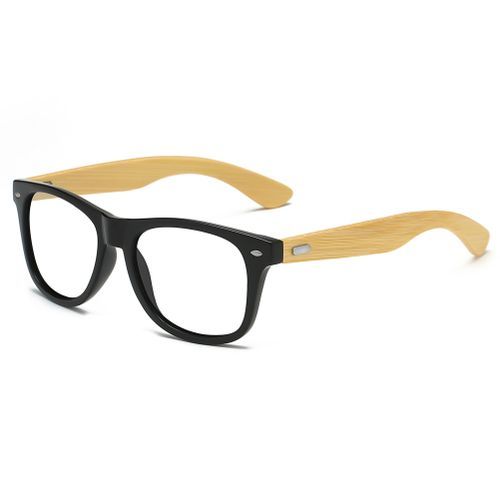 Bamboo Sunglasses (Transparent Lens) Unisex