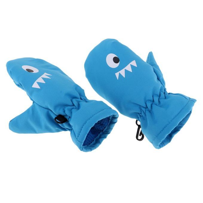 Winter Kids Waterpoof Hand Warmers Sport Ski Snow Blue M