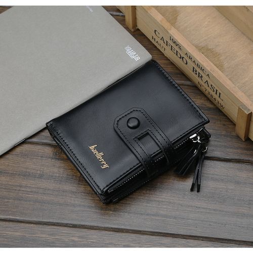 Men Pu Leather Short Wallets Multfunction Card Holder
