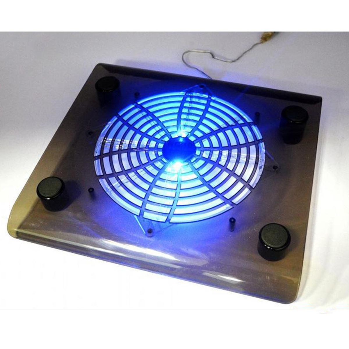 Laptop Cooling Pad RGB LED Light Fan Cooler Stand USB Cooler Mat