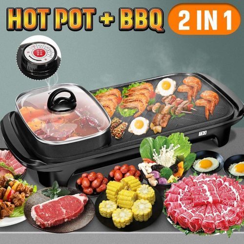 Electric Grill Hot Pot Barbecue Multifunction Buffet