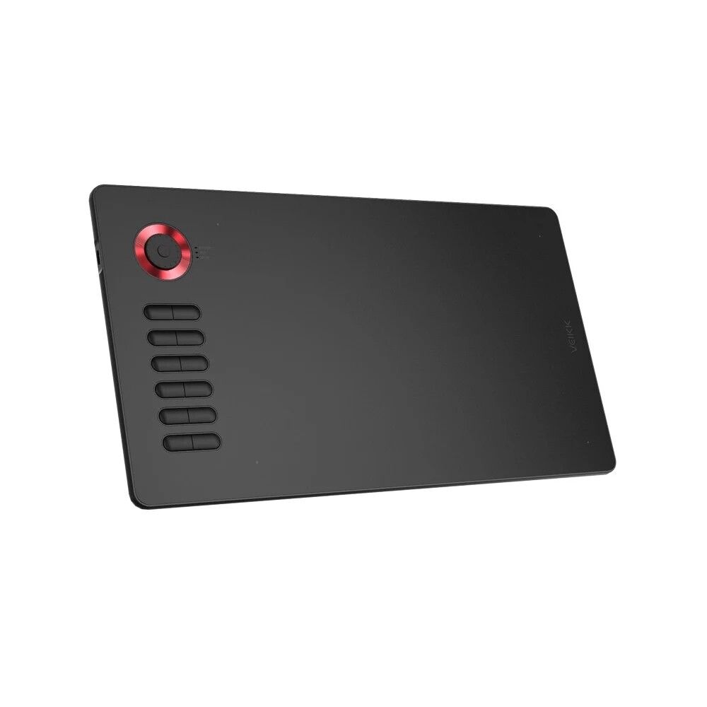 VEIKK A15 Pro Graphic Tablet Of 10 X 6 Inch Digital Drawing Tablet With 12 Keys And Scroll Wheel For PC Laptop Red