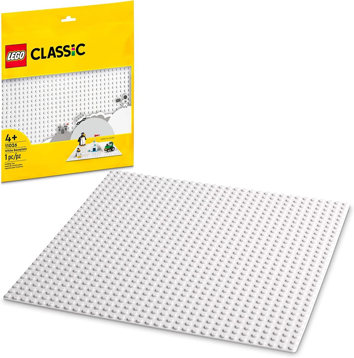 Classic White Baseplate 11026 Building (1 Piece)