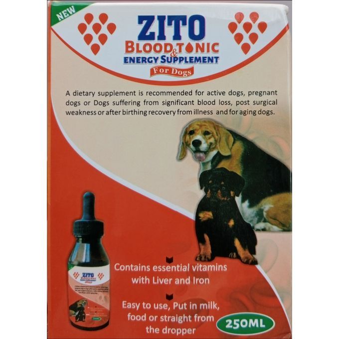 Pet Blood Tonic And Energy Supplement