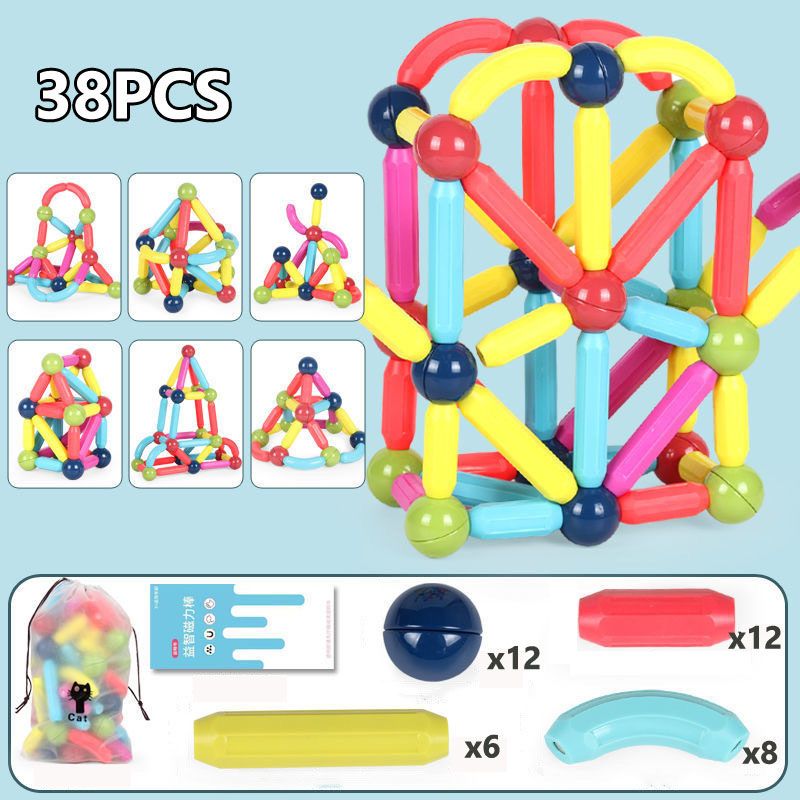 DIY Neodymium Magic Magnet Magnetic Balls Sticks Blocks Cube Colorfull Building Construction Toys