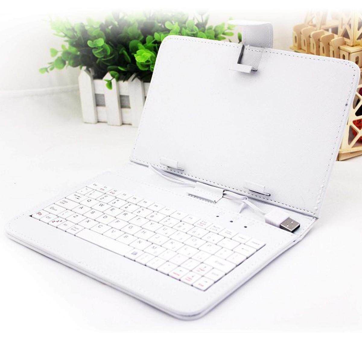 USB Keyboard Leather Tablet Cover Protective Case Holder For 10