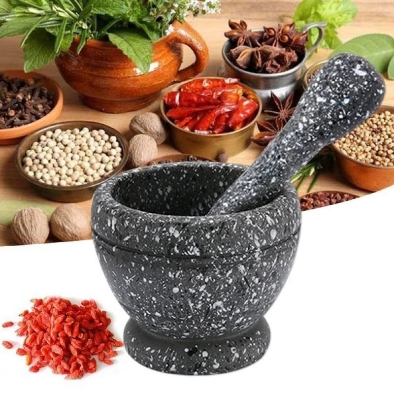 （Wood Grain）Spice Crusher Resin Bowl Mortar Pestle Spice Pepper Crusher Herbs Grinder Garlic Mixing Press Grinders Weed Bowls Kitchen Tools GRE