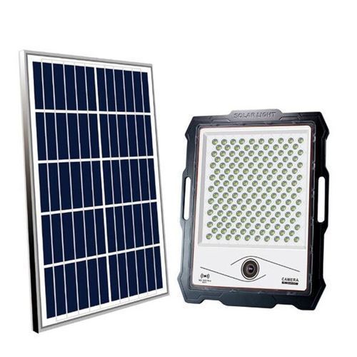 100watts Outdoor Solar Flood Light With CCTV Camera