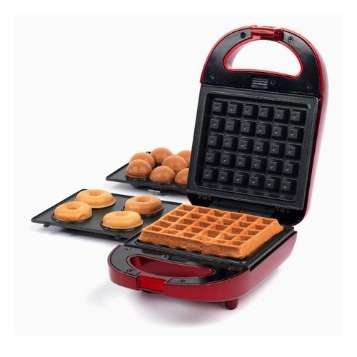 3-in-1 Treat Maker-Doughnut/Cake Pop/Waffle Machine