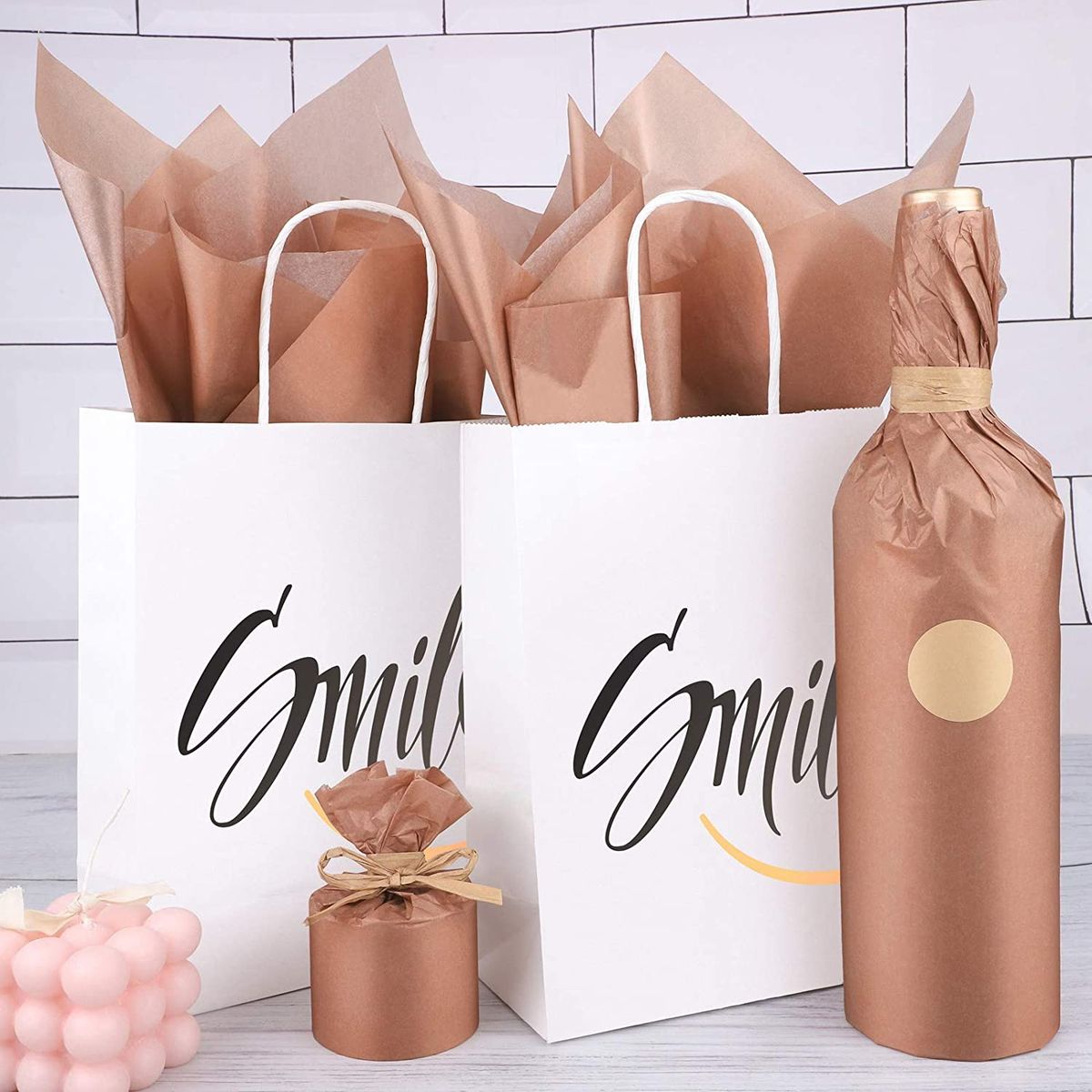 120 Sheets Tissue Paper Bulk,Metallic Gift Wrapping Paper