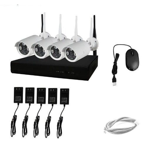 Wireless 4 Channels Nvr Wifi Cctv Kit
