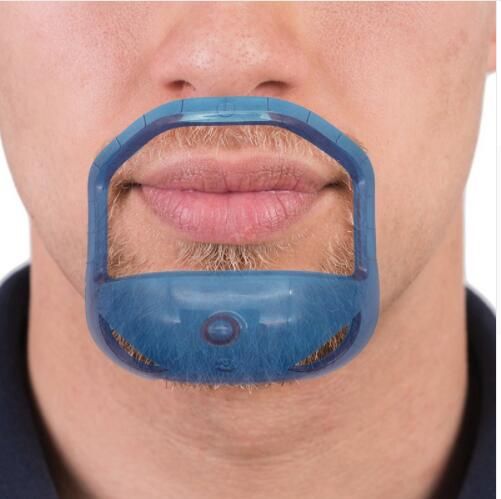 2018 Beard Shaping Tool Template Double Sided Beard Comb New Hot Sale Shaving & Hair Removal Razor Tool For Men Free Ship(5pcs Blue) KARAMI