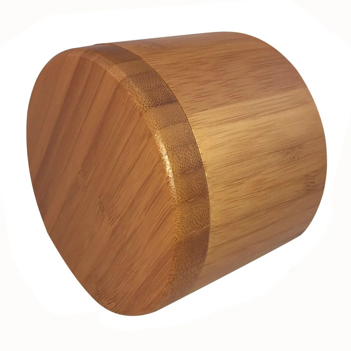 Salt Box, Bamboo Storage Box with Magnetic Swivel Lid, 