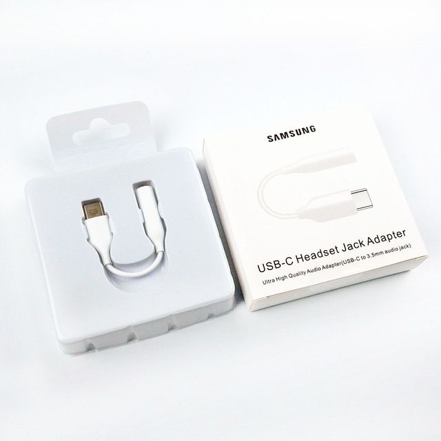 Samsung Type C 3.5 Jack Earphone Aux Headphones Adapter For