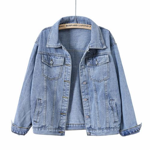 Women Boyfriend Jean Coat Streetwear