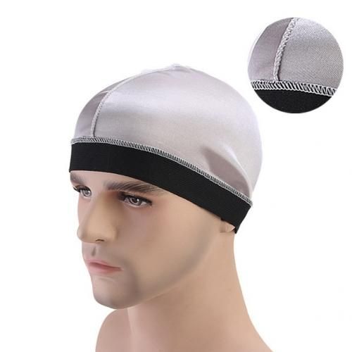Premium Silk Wave Cap-Grey