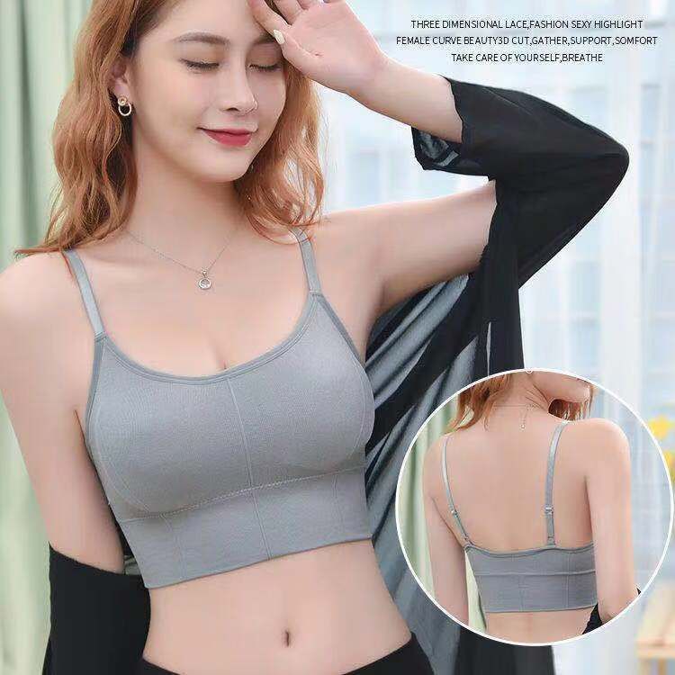 Women Sexy Bras Underwear Vest Girl Sports Tops Chest Pad