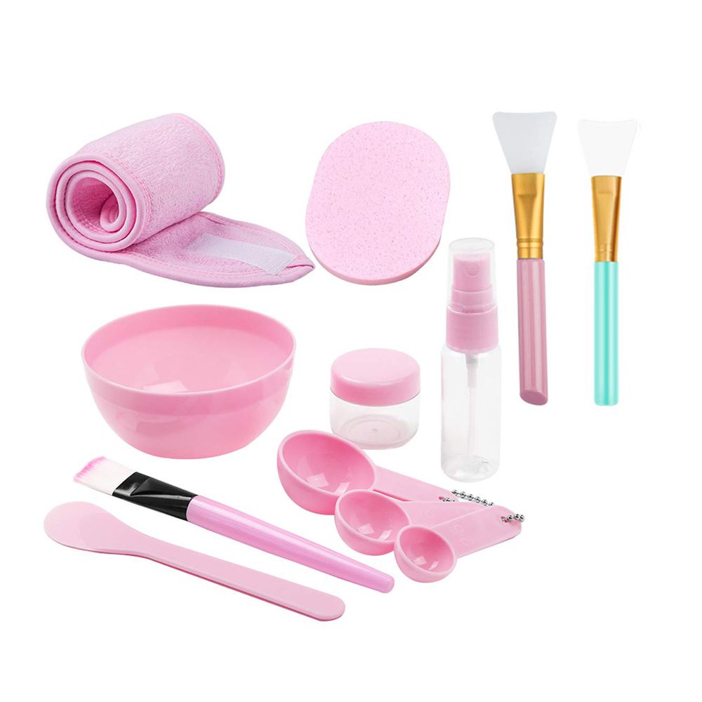 12 Piece DIY Face Mask Mixing Bowl Brushes Measuring Cup Tool Set