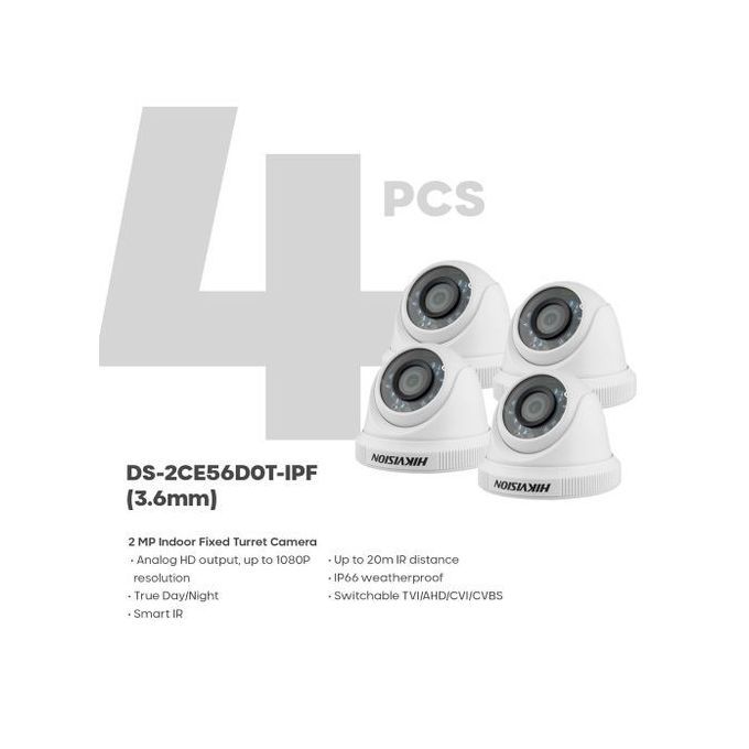 1080P AHD CCTV CAMERA INDOOR 4PCS