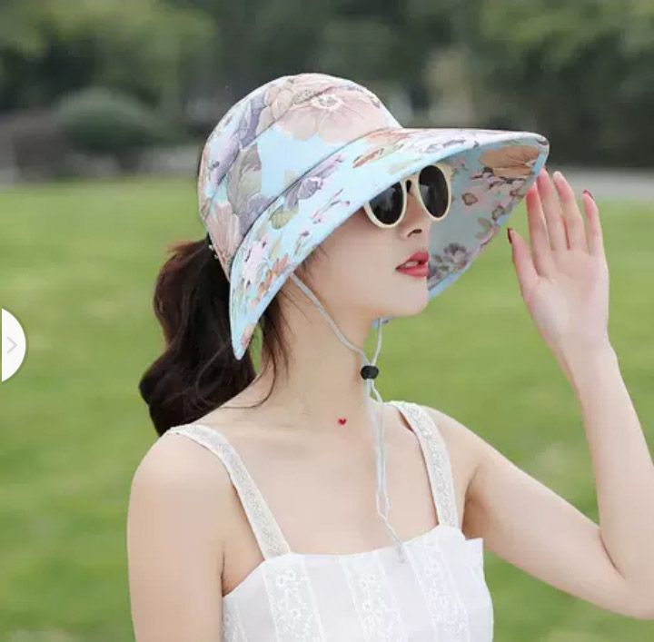 Ladies Sun Shade Cap Sun Burn Protection Cap