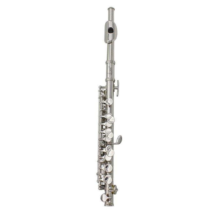 Durable Standard Piccolo Key Of C W/ Box Set Woodwind Silver
