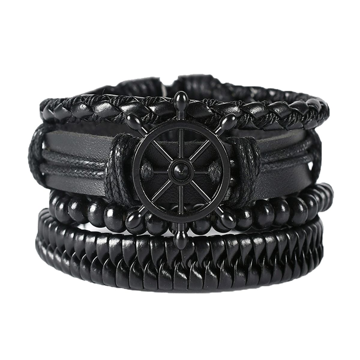 Creative Hand-woven Rudder Four-piece Bracelet